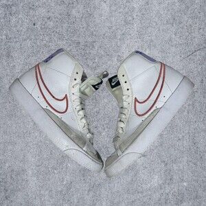 Nike Blazer Mid '77 SE 'White Magic Ember' DJ0265-100 Skate Shoes Size 4Y